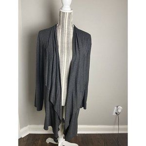 J Jill Gray Open Front Cardigan Sweater Women’s 2X